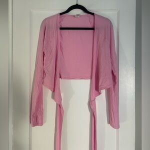 JOYLAB | Pink Wrap Top